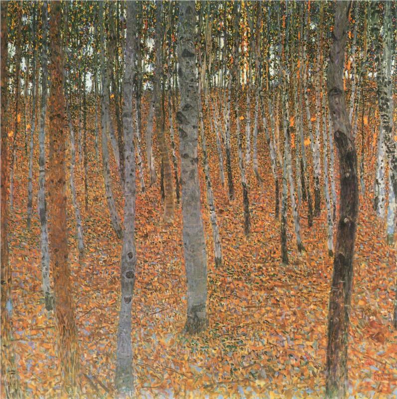 Beech Grove I, 1902 - Gustav Klimt Paintings